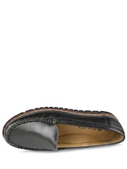 Pavers Black Casual Leather Moccasins - Image 4 of 5