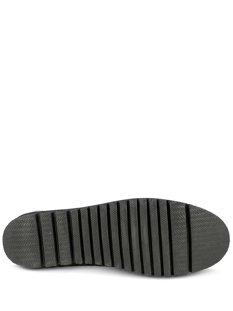 Pavers Black Casual Leather Moccasins - Image 5 of 5