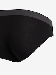 Black Pure 100% Cotton Briefs 4 Pack - Image 3 of 4