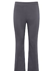 PixieGirl Petite Grey Stretch Bengaline Bootcut Trousers - Image 3 of 4