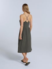 Animal Womens Khaki Green Amelia Organic Dress - Image 2 of 4