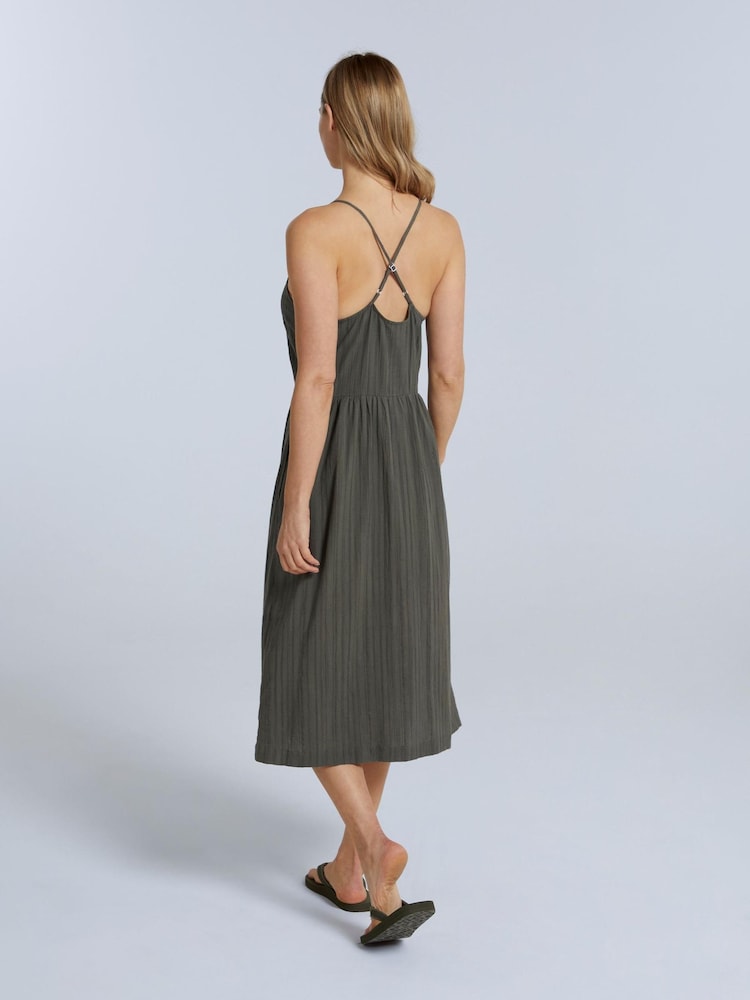 Animal Womens Khaki Green Amelia Organic Dress - Image 2 of 4