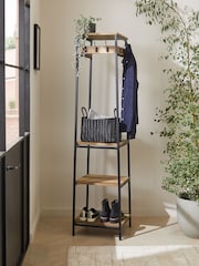 Black Bronx Hallway Storage Coat Stand - Image 1 of 5
