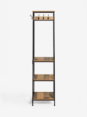 Black Bronx Hallway Storage Coat Stand - Image 3 of 5