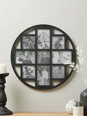 Grey Round Multi Collage Picture Frame - Image 1 of 5