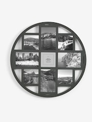 Grey Round Multi Collage Picture Frame - Image 2 of 5