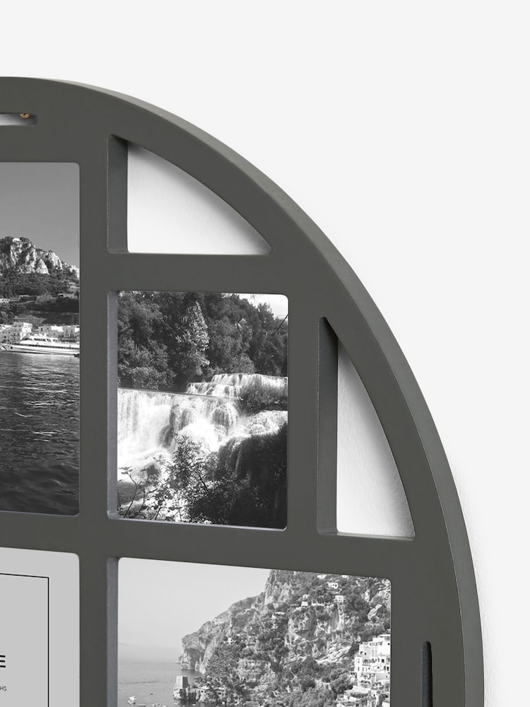 Grey Round Multi Collage Picture Frame - Image 5 of 5