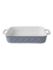 Laura Ashley Blue Blueprint Collectables Floris Oven Dish - Image 1 of 2
