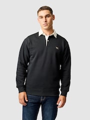 Rodd & Gunn Black Otago Sweat Top - Image 1 of 6
