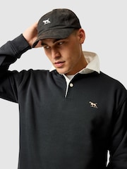Rodd & Gunn Black Otago Sweat Top - Image 4 of 6