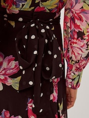 Rochie lungă cu imprimeu floral Monsoon Kiri - Imaginea 4 din 5