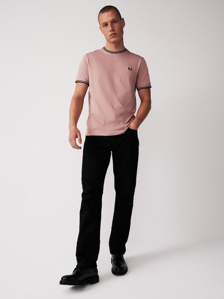 Fred Perry Twin Tipped Logo T-Shirt - Image 3 of 4