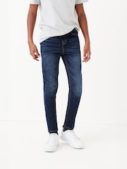 Indigo Blue Skinny Fit Stretch Elasticated Waist Jeans (3-16yrs) - Image 1 of 6