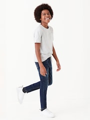 Indigo Blue Skinny Fit Stretch Elasticated Waist Jeans (3-16yrs) - Image 2 of 6