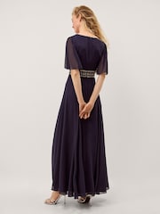 Azul - Monsoon Sienna Vestido maxi bordado - Imagem 3 de 4