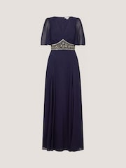 Azul - Monsoon Sienna Vestido maxi bordado - Imagem 4 de 4