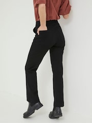FatFace Black Canvas Ripley Wide Leg Trousers - Image 2 of 4