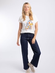 Синий - Weird Fish Джинсы Corine Wide Leg - Изображение 3 8