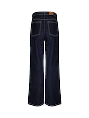Синий - Weird Fish Джинсы Corine Wide Leg - Изображение 8 8