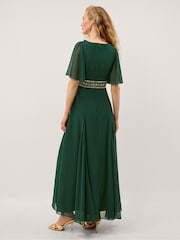Verde - Monsoon Sienna Vestido maxi bordado - Imagem 3 de 4