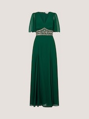 Verde - Monsoon Sienna Vestido maxi bordado - Imagem 4 de 4