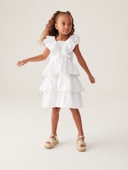 Baker by Ted Baker Frilled Broderie Dress - Image 1 of 20