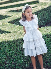 Baker by Ted Baker Frilled Broderie Dress - Image 15 of 20