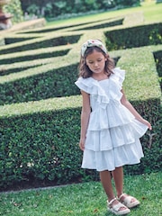 Baker by Ted Baker Frilled Broderie Dress - Image 16 of 20