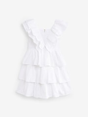 Baker by Ted Baker Frilled Broderie Dress - Image 18 of 20