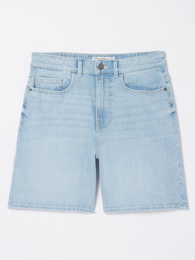 FatFace Blue Darley Denim Shorts - Image 4 of 4
