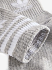 Negro/gris/blanco - adidas Originals 3 Stripe Crew Socks - Imagen 4 de 4