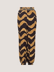 Monsoon Brown Zahara Print Balloon Trousers - Image 4 of 4