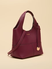 Joules Crossbody Berry Red Tophandle Tote Bag - Image 5 of 8