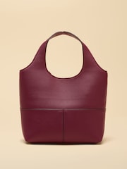 Joules Crossbody Berry Red Tophandle Tote Bag - Image 6 of 8