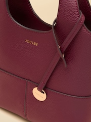 Joules Crossbody Berry Red Tophandle Tote Bag - Image 7 of 8