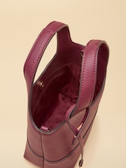 Joules Crossbody Berry Red Tophandle Tote Bag - Image 8 of 8