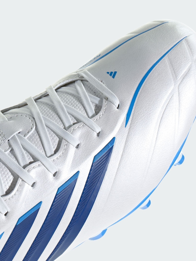 adidas White Copa Pure Iv League Firm Ground Football Boots - Image 4 of 4