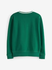 Reebok Green Junior 100% Cotton Sweatshirt and Joggers Set - Image 10 of 11