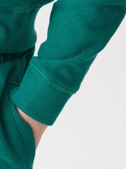 Reebok Green Junior 100% Cotton Sweatshirt and Joggers Set - Image 8 of 11
