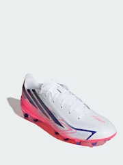 adidas White F50 Hyperfast League Artificial Ground Football Boots - Image 1 of 4