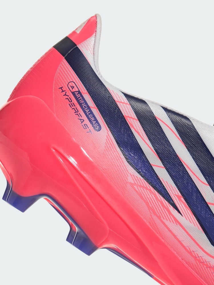 adidas White F50 Hyperfast League Artificial Ground Football Boots - Image 4 of 4 adidas White F50 Hyperfast League Artificial Ground Football Boots - Image 4 of 4