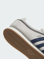 adidas Originals Grey Samba 62 Super Shoes - Image 3 of 4