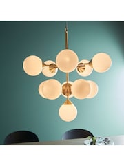 Gallery Home Brushed Gold Chandelier Brampton Ceiling Light - Image 4 of 8