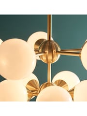 Gallery Home Brushed Gold Chandelier Brampton Ceiling Light - Image 5 of 8