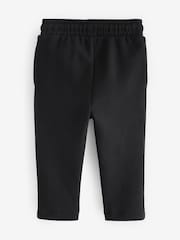 Schwarz - Pikee-Jogginghose mit Biesen (3 Monate–7 Jahre) - Bild 2 von 3