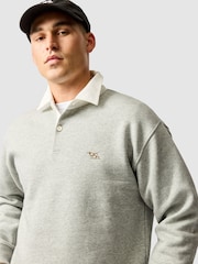Rodd & Gunn Grey Otago Sweat Top - Image 4 of 6