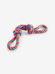 Multicoloured Double Knot Rope Pet Toy - Image 3 of 4