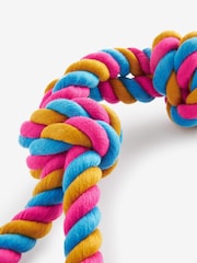 Multicoloured Double Knot Rope Pet Toy - Image 4 of 4