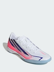 adidas White F50 Hyperfast League Indoor Football Boots - Image 1 of 4