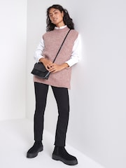 Pink Fisherman Rib Knit Tank - Image 2 of 6